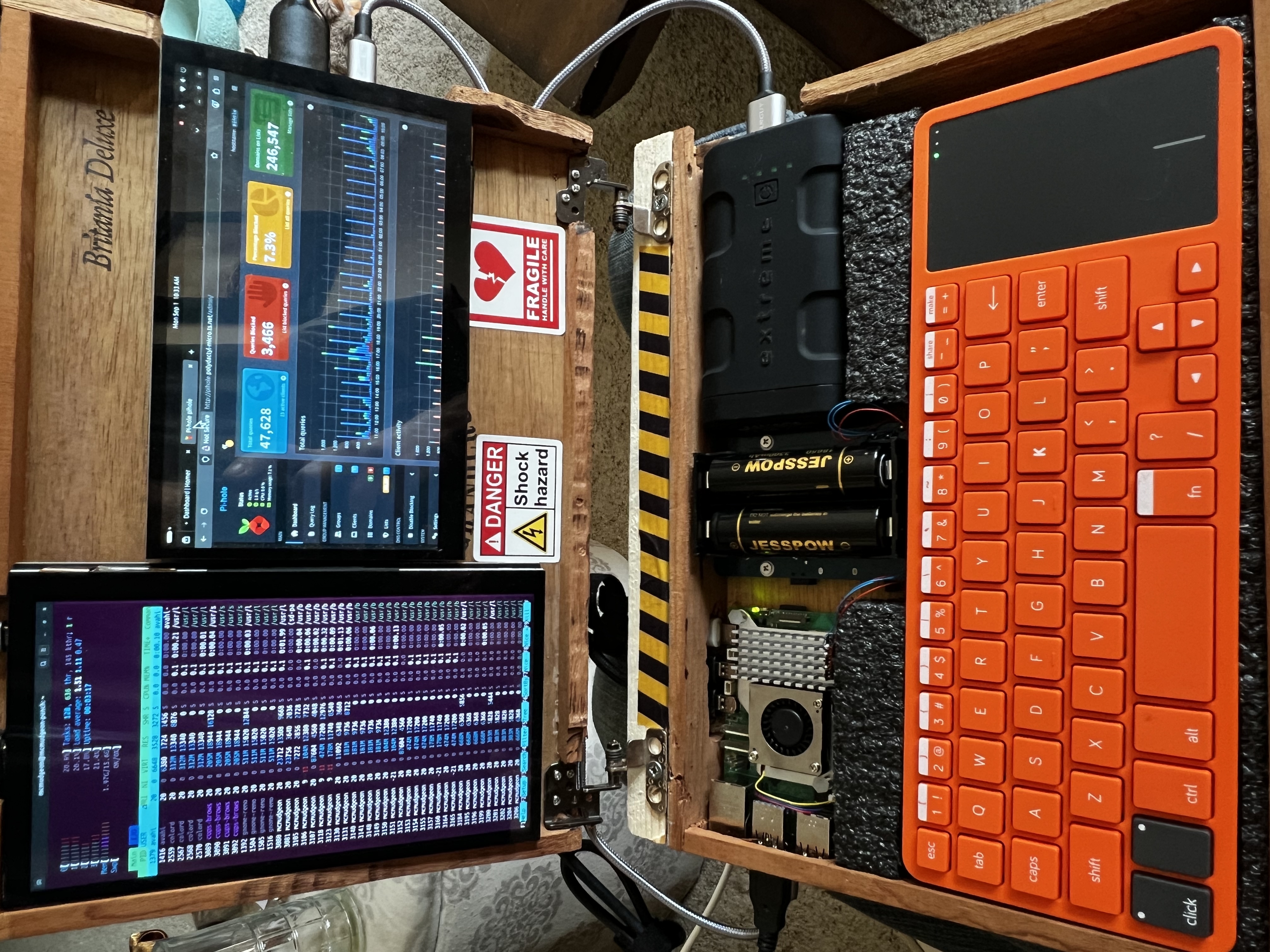 cyGar-01 — hinge detail, pine block mounting